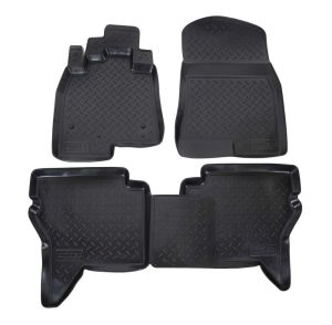 Gumové autokoberce presné pre MITSUBISHI Pajero, 2007-18 / IV. Gen.