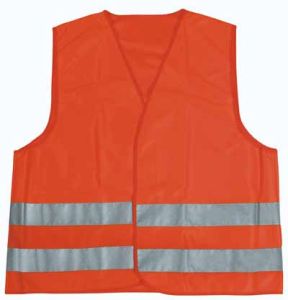 Reflexná vesta - XL - oranžová