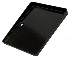 Plancha - Liatinová platňa s vývýšeným okrajom - lesklý smalt