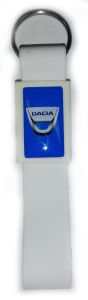 Kľúčenka silikónová s živicovým logom - DACIA