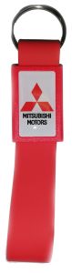 Kľúčenka silikónová s živicovým logom - MITSUBISHI