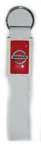 Kľúčenka silikónová s živicovým logom - NISSAN
