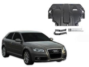 Oceľový kryt motora + prevodovky pre AUDI A3, 2003-12 / (8P), všetky motorizácie