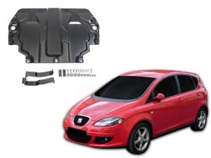 Oceľový kryt motora + prevodovky pre SEAT Altea, 2004-15 / motor: 1.6; 2.0 TDI; 2.0 TSI