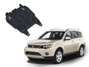 Oceľový kryt motora + prevodovky pre MITSUBISHI Outlander, 2006-12 / motor: 2.0; 2.4