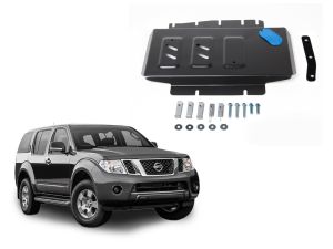 Oceľový kryt motora pre NISSAN Pathfinder, 2005-14 / (R51) motor: 2.5; 2.5 D V6; 3.0