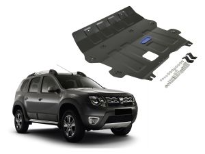 Oceľový kryt motora + prevodovky pre DACIA Duster, 2010-18 / motor: 1,6 / 2,0