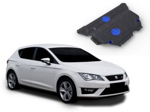 Oceľový kryt motora + prevodovky pre SEAT Leon, 2013-14 / motor: 1.2 TFSI