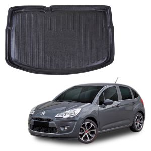Plastová vaňa do kufra pre CITROEN C3, 2009-16 / hatchback - plnohodnotná rezerva