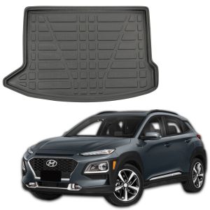 Plastová vaňa do kufra pre HYUNDAI Kona, 2017-23 / so sadou na opravu pneu