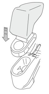 Adaptér lakťovej opierky pre Peugeot 207, 2006-14