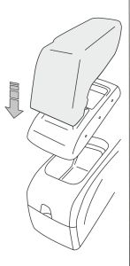 Adaptér lakťovej opierky pre Peugeot 308, 2007-13