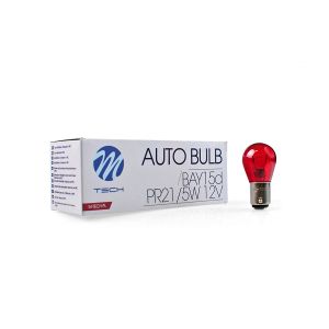 Žiarovka P21/5W 12V 21/5W BAY15d RED M-TECH