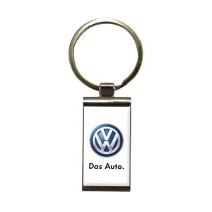 Kľúčenka kovová VOLKSWAGEN - obdĺžnik bez retiazky