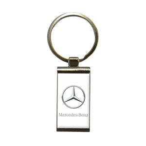 Kľúčenka kovová MERCEDES - obdĺžnik bez retiazky
