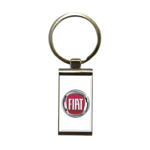 Kľúčenka kovová FIAT - obdĺžnik bez retiazky