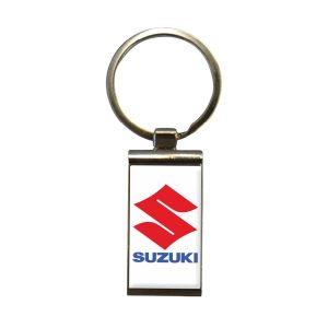 Kľúčenka kovová SUZUKI - obdĺžnik bez retiazky