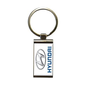 Kľúčenka kovová HYUNDAI - obdĺžnik bez retiazky