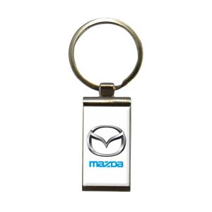 Kľúčenka kovová MAZDA - obdĺžnik bez retiazky