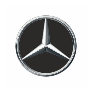 Samolepka - Mercedes - 4 ks na disky - 55 mm