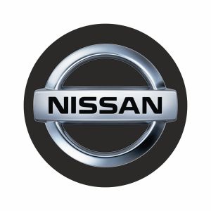 Samolepka - Nissan - 4 ks na disky - 55 mm
