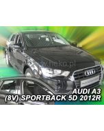 Deflektory komplet 4 ks pre AUDI A3, 2012-2020 / sportback, 5.dver