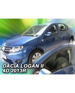 Deflektory predné - Dacia Logan, 2012-20