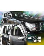 Deflektory komplet 4 ks pre DODGE Nitro, 2007-11