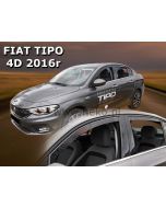 Deflektory komplet 4 ks pre FIAT Tipo, 2015- /  sedan + hatchback, 4/5-dver.