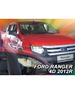 Deflektory predné pre Ford Ranger, 2012- / 4-dver.