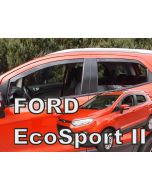 Deflektory komplet 4 ks pre Ford Ecosport, 2012- / 5-dver.