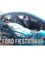 Deflektory komplet 4 ks pre Ford Fiesta, 2017- / 5-dver.