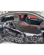 Deflektory komplet 4 ks - Honda Civic, 2017- / sedan