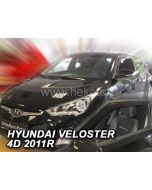 Deflektory predné pre Hyundai Veloster, 2011- / 4-dver.
