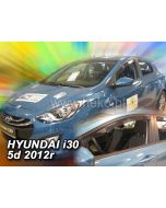 Deflektory predné - Hyundai i30, 2012-17 / 5-dverove