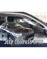 Deflektory predné - Jeep Compass, 2017-