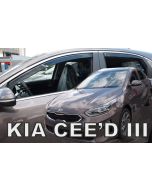 Deflektory komplet 4 ks - Kia Ceed, 2018- / hatchback
