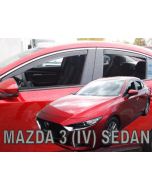 Deflektory komplet 4 ks - Mazda 3, 2019- / 4-dverový sedan
