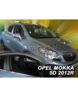 Deflektory predné pre Opel Mokka, 2012-20 / 5-dver.