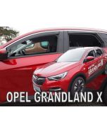 Deflektory komplet 4 ks - Opel Grandland X, 2017-
