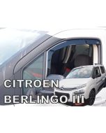 Deflektory predné - Citroen Berlingo, 2018- / 4 aj 5-dverove