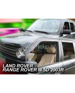 Deflektory komplet 4 ks pre LAND ROVER Range Rover, 2002-12