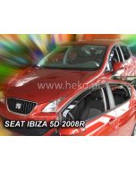 Deflektory komplet 4 ks pre SEAT Ibiza, 2008-