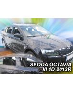 Deflektory komplet 4 ks pre SKODA Octavia, 2013-20 / hatchback