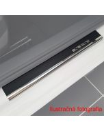 Prahové lišty - nerez s karbónovou fóliou pre Suzuki SX4 S-Cross, 2013-21