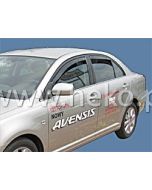 Deflektory komplet 4 ks pre TOYOTA Avensis, 2003-09 / sedan, liftback