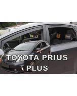 Deflektory komplet 4 ks - Toyota Prius, 2011- / Plus