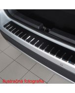 Profilovaná lišta nárazníka - nerez s karbónovou fóliou pre VW Passat, 2010-14 / 4-dver., (B7)