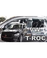 Deflektory komplet 4 ks - VW T-Roc, 2017-