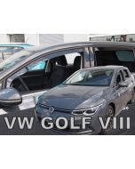 Deflektory komplet 4 ks - VW Golf, 2019- / VIII. generacia, 5.dver.